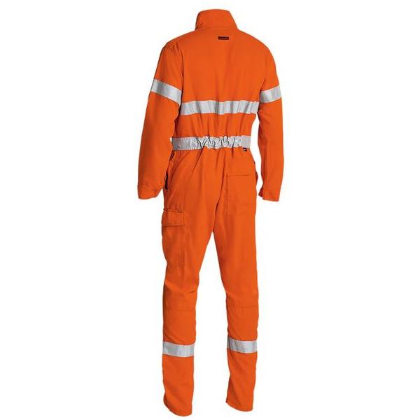TenCate Tecasafe Plus 580 Taped Hi Vis Lightweight FR Non Vented Engineered Coverall - BC8185T