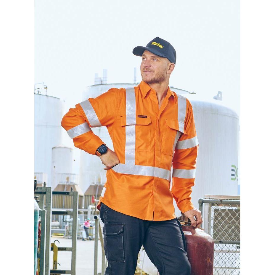 Apex 185 X Taped Biomotion Hi Vis FR Ripstop Vented Shirt - BS8439XT