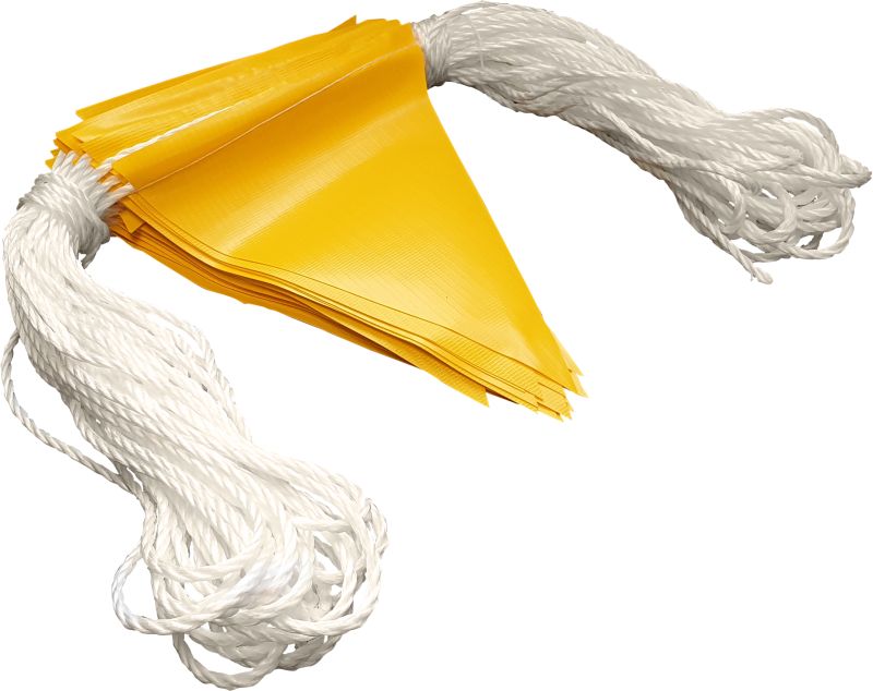 Yellow Bunting Flag Line
