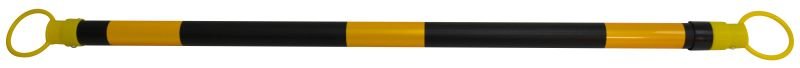 Retractable ABS Cone Bar – Yellow/Black (135cm to 210cm)