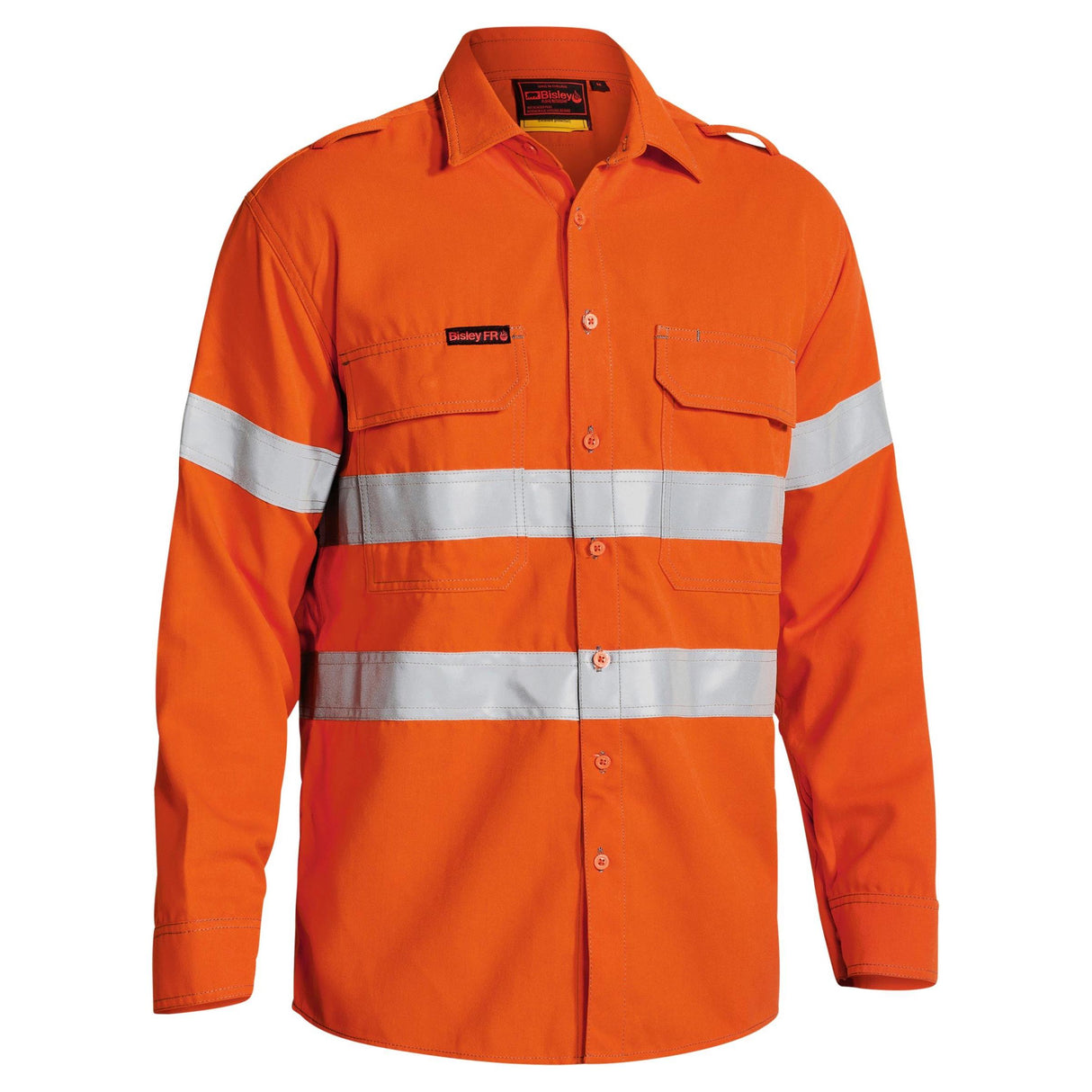 TenCate Tecasafe Plus 700 Taped Hi Vis FR Vented Shirt - BS8081T