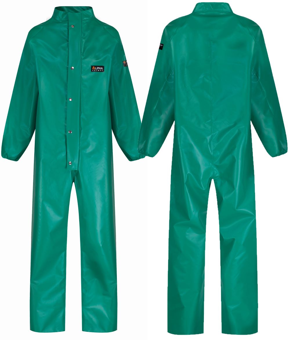 Chemmaster Green PVC Coverall