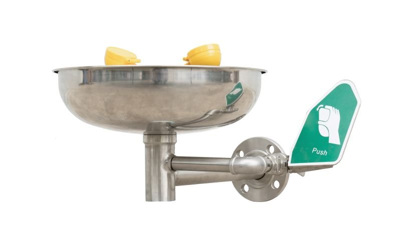 Stainless Steel Wall Mounted Eye Wash Unit