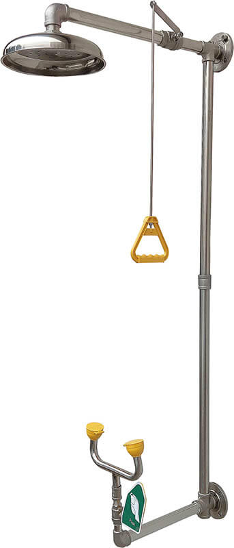 SST Wall Mounted Shower & Eye/Face Wash Unit