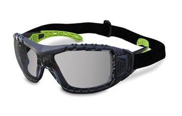 EVOLVE Safety Glasses with Gasket & Headband - Smoke Lens