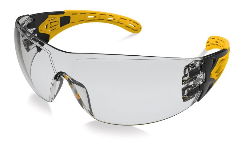 EVOLVE Safety Glasses with Anti-Fog - Silver Mirror Lens