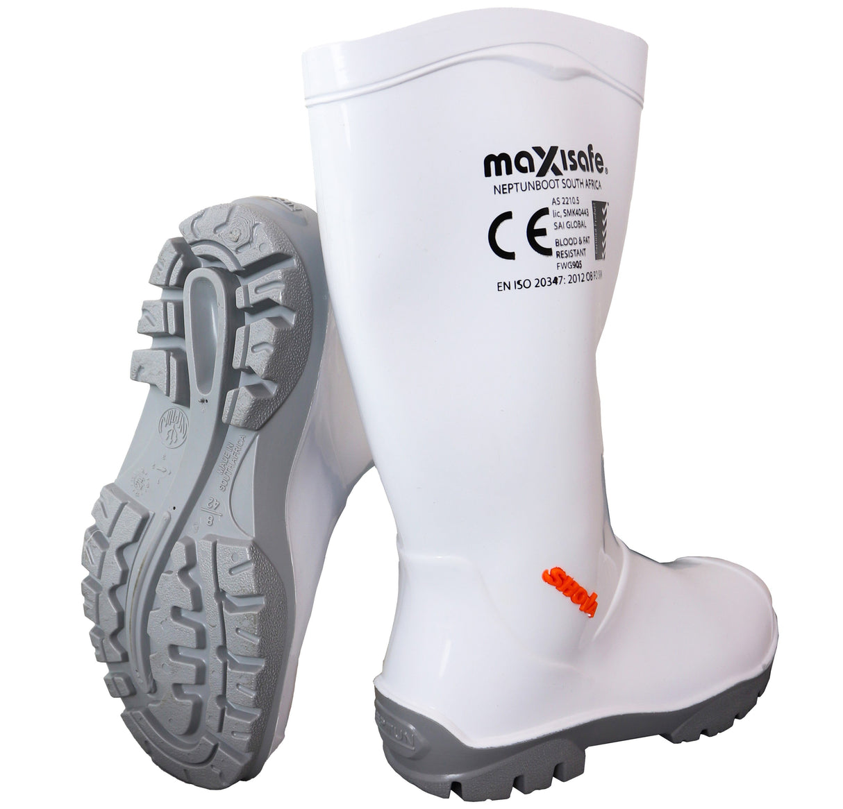 Maxisafe 'Shova' Non-Safety Gumboots - White