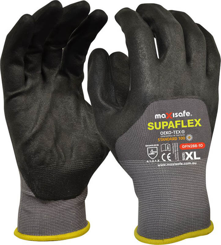 Supaflex Glove with 3/4 Micro Foam Coating