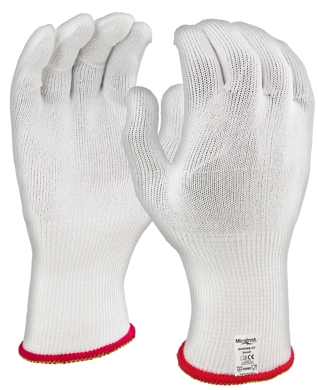 Microfresh Cut E White 'Food Grade' Liner Glove
