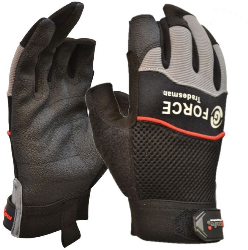 G-Force 'Tradesman' 2 Finger Mechanics Gloves