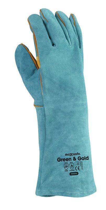 Green & Gold Welders Gauntlet