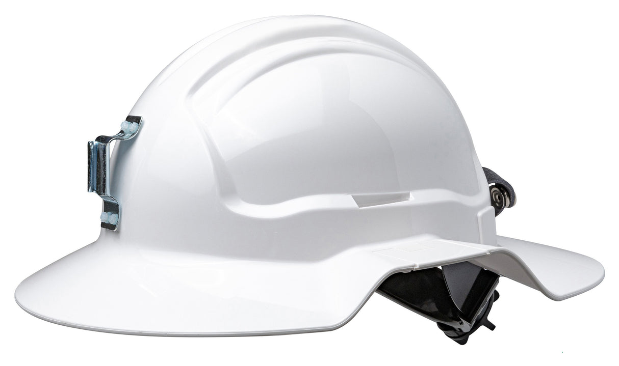 Broadbrim Hard Hat Non-Vented w/ Metal Miners Bracket
