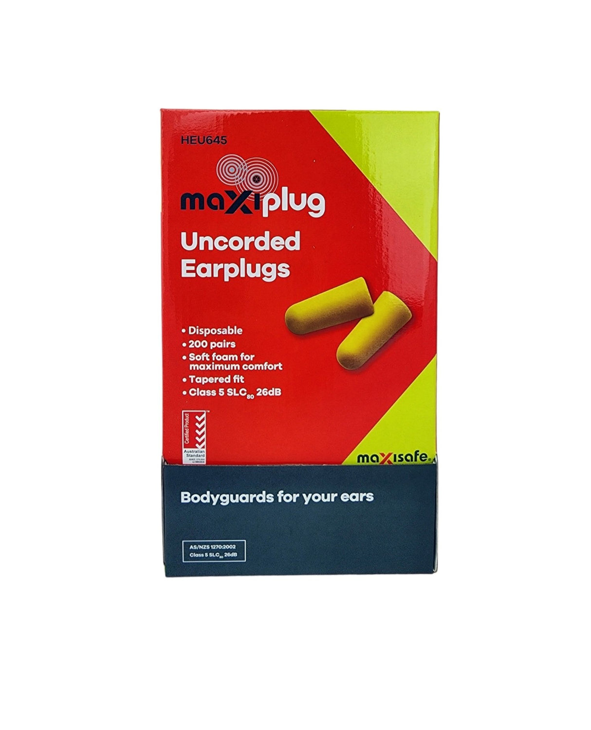 MaxiPlug Uncorded Earplugs - Class 5 - 200 Pairs