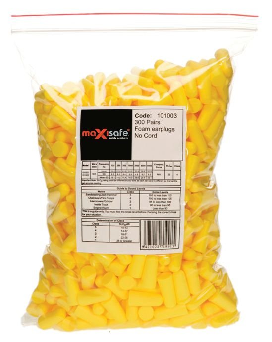 MaxiPlug Uncorded Earplugs - Class 5