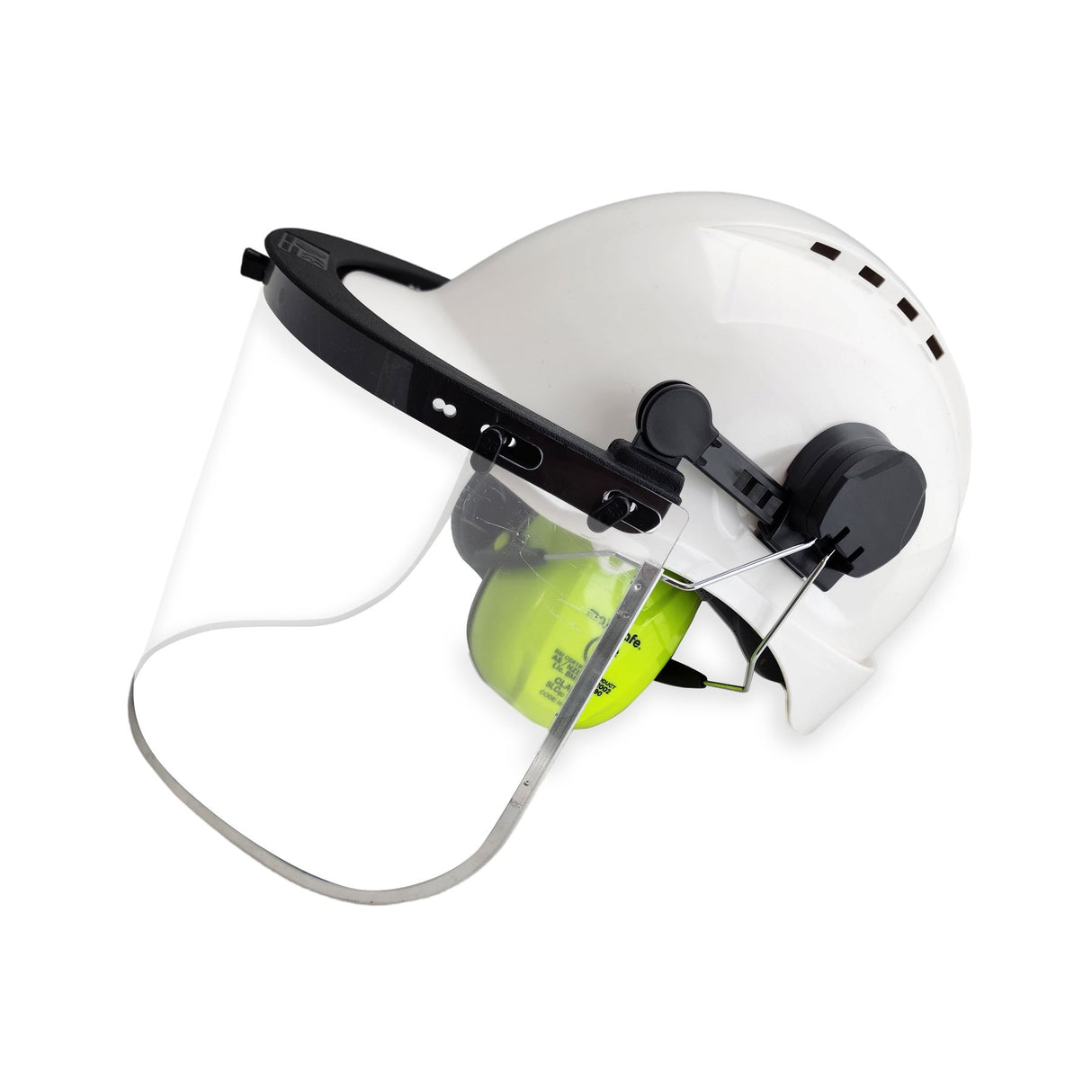 Maxisafe Helmet, Earmuff & Visor