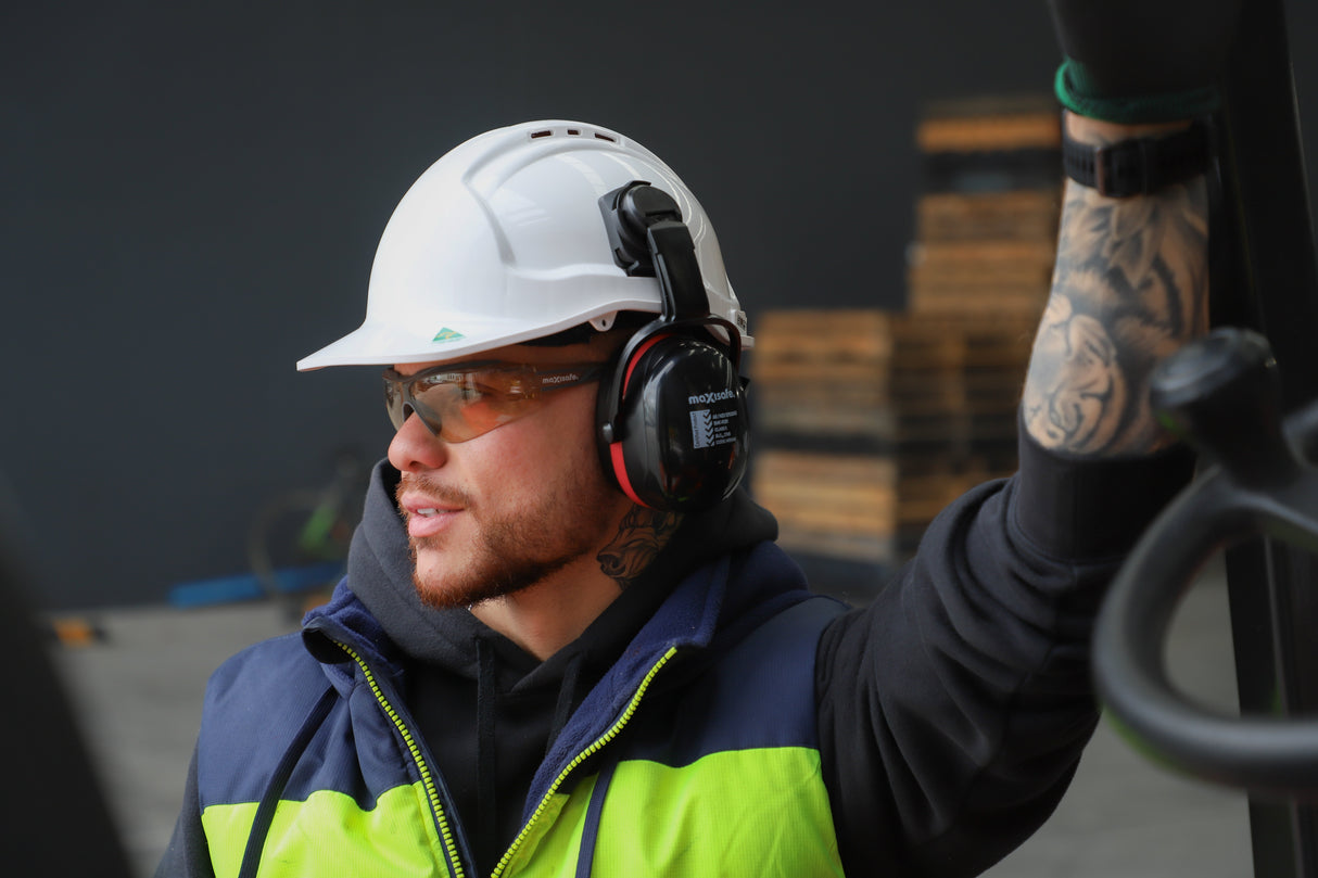 Maxisafe Helmet Earmuff 27dB - Class 5