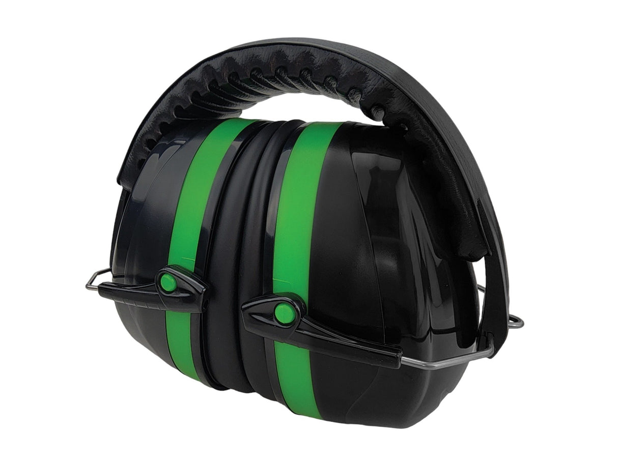 Folding Earmuff 33dB - Class 5 - Green - HRE664