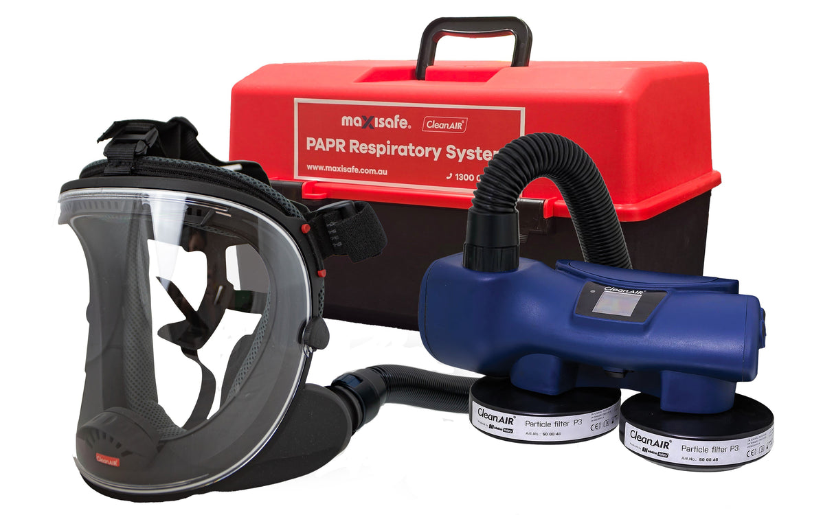 CleanAIR UniMask w/ 5-Point Harness & Chemical 2F PAPR Kit