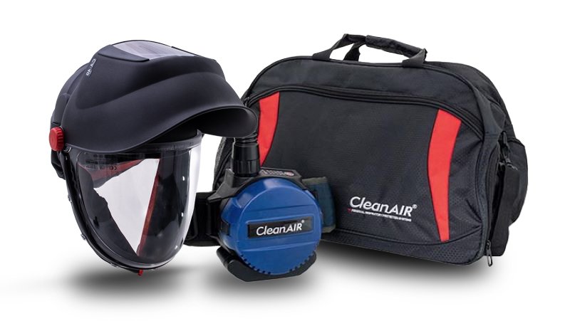 CleanAIR CA-40GW Flip-up Welding Hard Hat & Basic PAPR Kit
