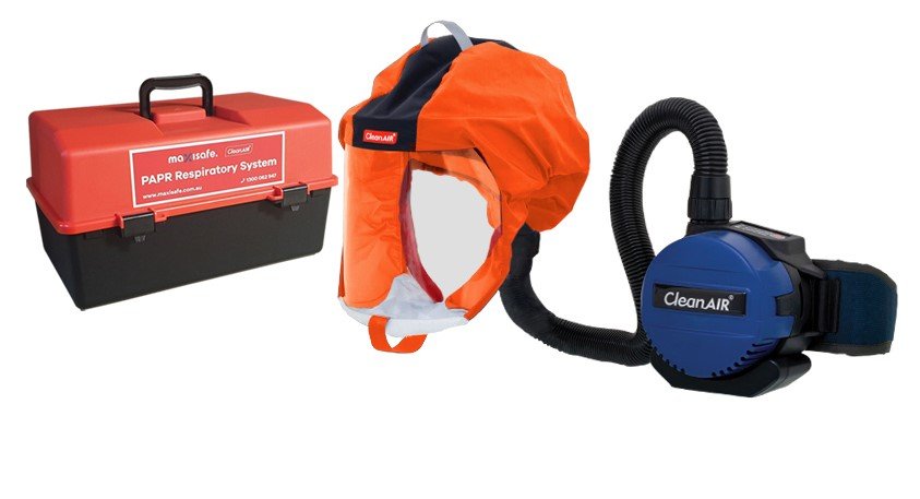 CleanAIR CA-1 Orange Short Hood & Basic PAPR Kit