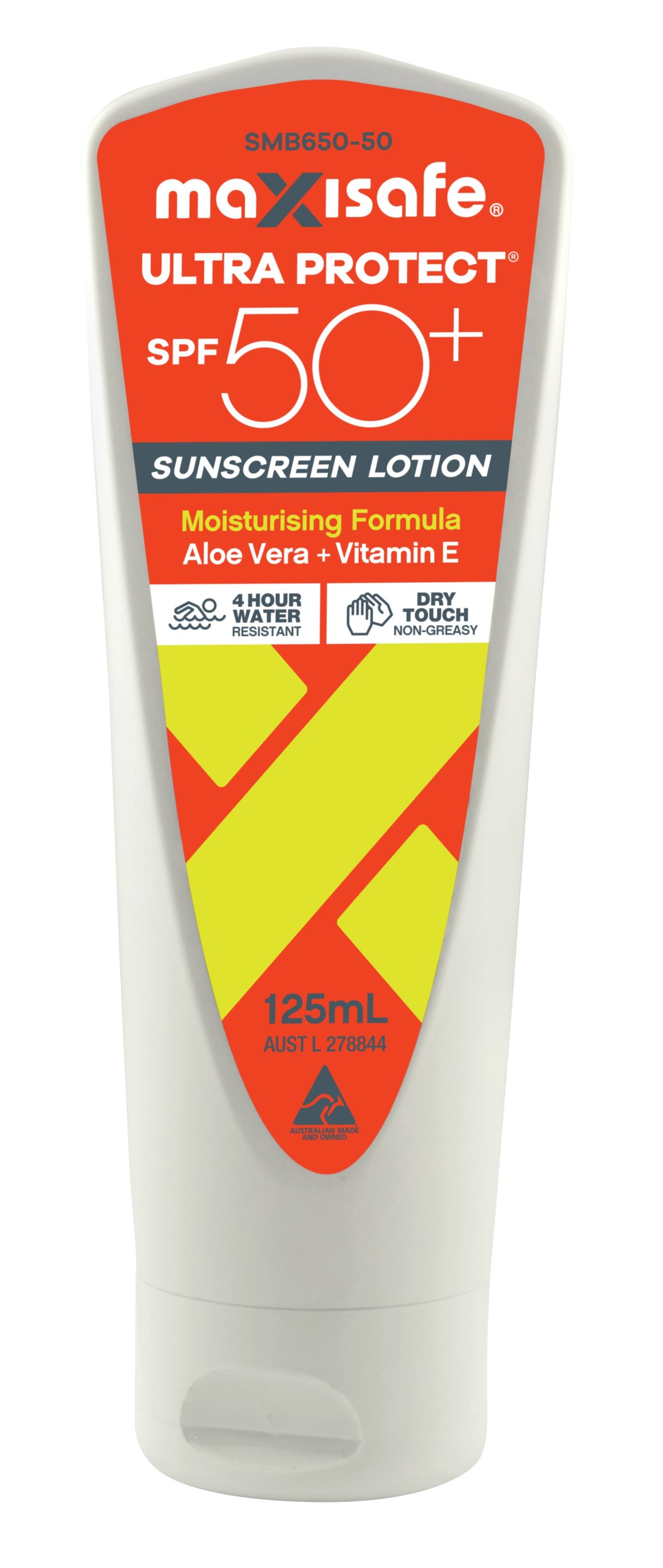 SPF 50+ Sunscreen Lotion, 100ml Tube
