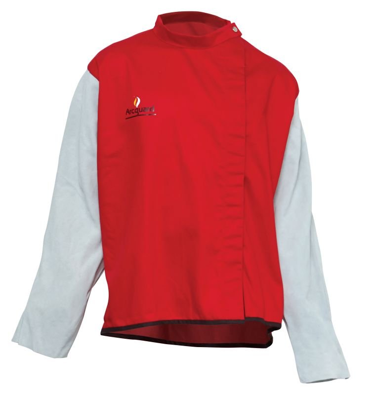 Arcguard Welding Jacket with leather sleeves