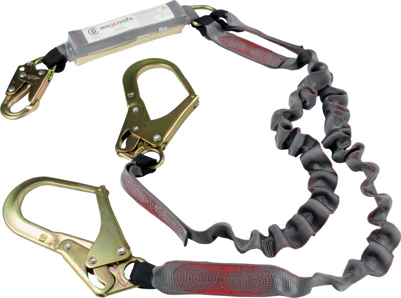 Maxisafe Double Elasticated Lanyard, 140kg rating