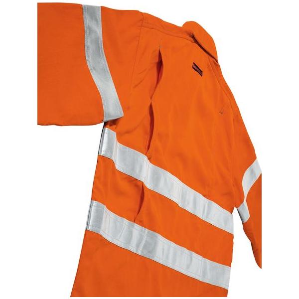 TenCate Tecasafe Plus 700 Taped Hi Vis FR Vented Shirt - BS8081T