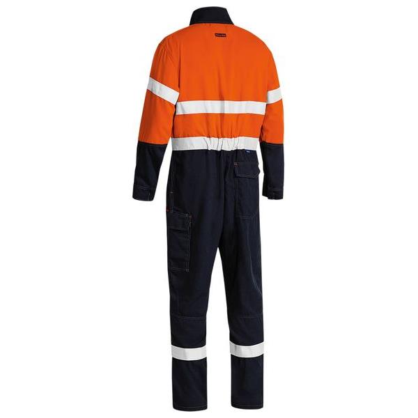 TenCate Tecasafe Plus 580 Taped Hi Vis Lightweight FR Non Vented Engineered Coverall - BC8186T