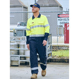 Apex 185/240 Taped Hi Vis FR Ripstop Vented Coverall - BC8477T