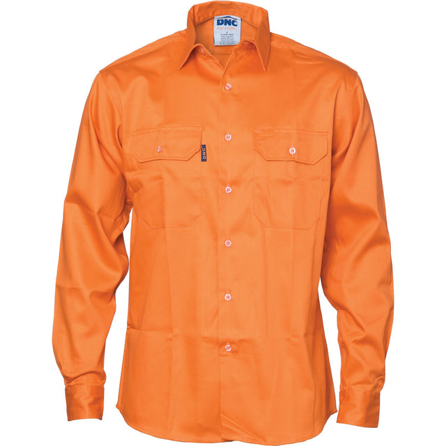 Patron Saint Flame Retardant Drill Shirt, Long Sleeve - 3402DNCPatron Saint Flame Retardant Drill Shirt, Long Sleeve - 3402