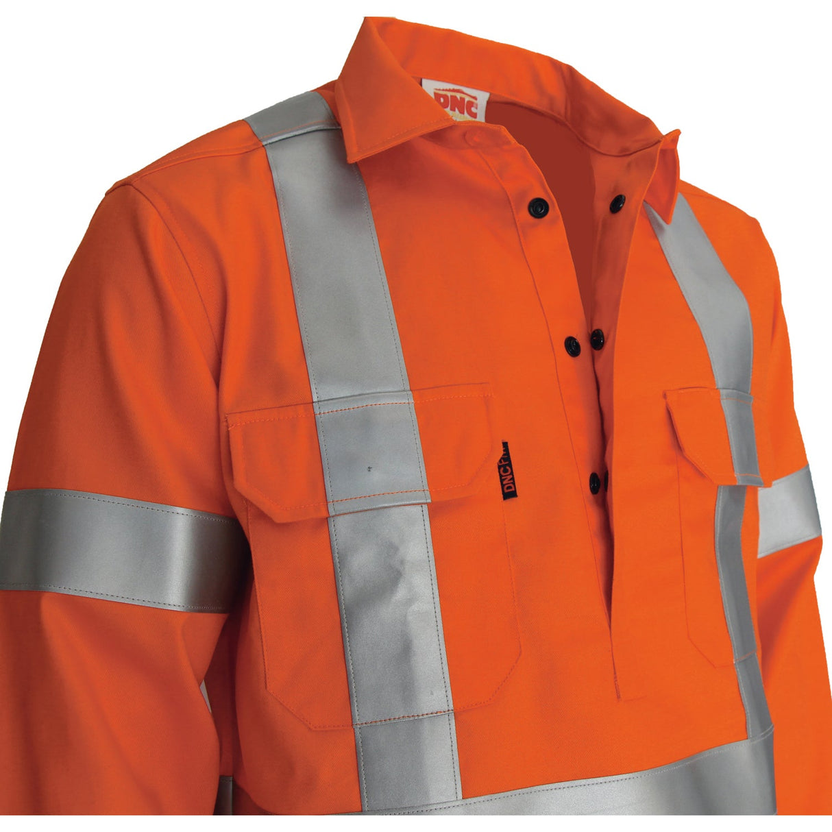 Patron Saint Flame Retardant X Back Closed Front Cotton Shirt with LoxDNCBack Closed Front Cotton Shirt