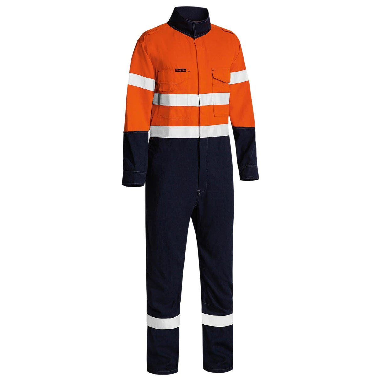 TenCate Tecasafe Plus 580 Taped Hi Vis Lightweight FR Non Vented Engineered Coverall - BC8186T