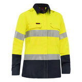 Apex 160 Womens Taped Hi Vis FR Ripstop Vented Shirt - BL8338T