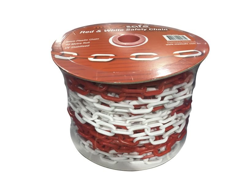 Red & White Safety Chain