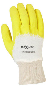 Economy Yellow Latex Glass Gripper Glove