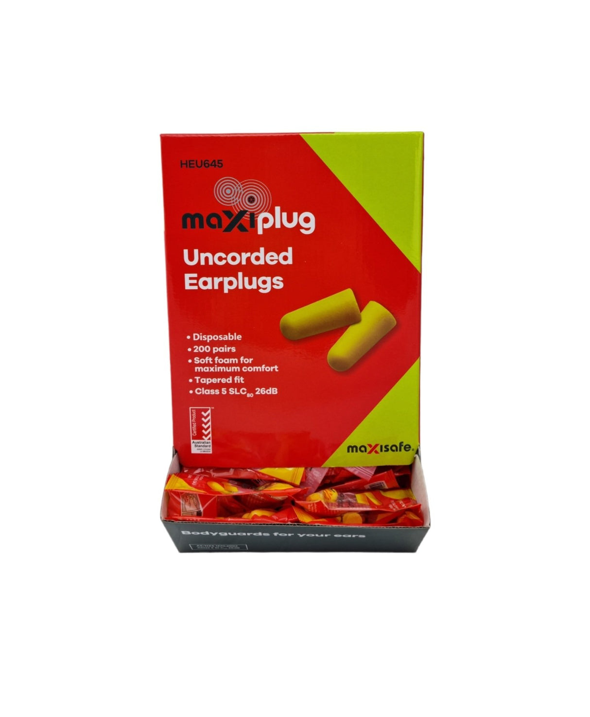 MaxiPlug Uncorded Earplugs  - Class 5 - 200 Pairs