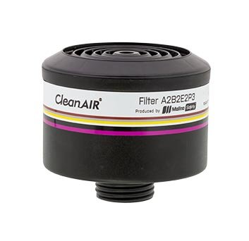 Single A2B2E2P3 filter with DIN Thread - suits Chemical 2F/3F and CF02/GX02