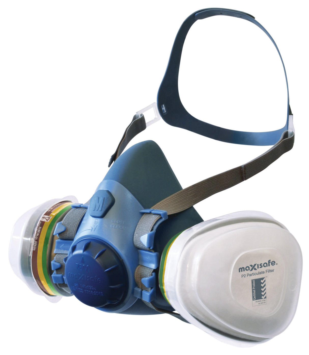 MaxiGuard Half Mask Silicone Chemical Kit (Blister Pack)