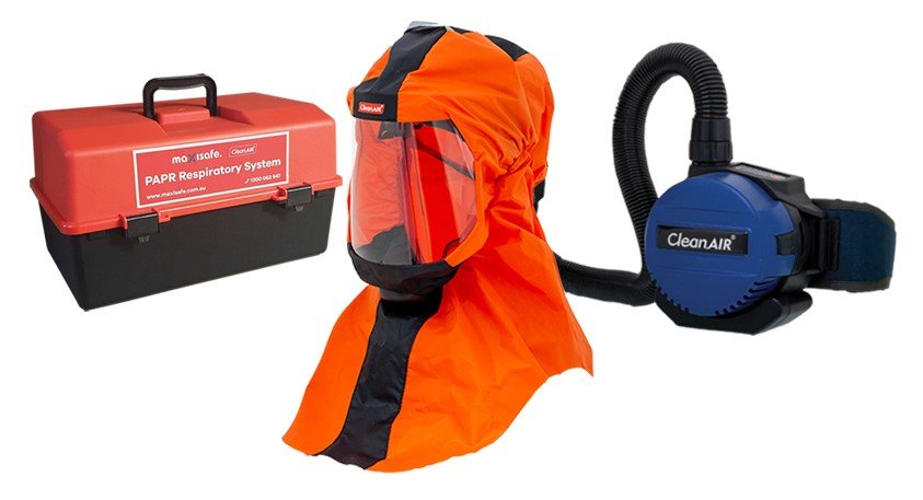 CleanAIR CA-2 Orange Long Hood & Basic PAPR Kit
