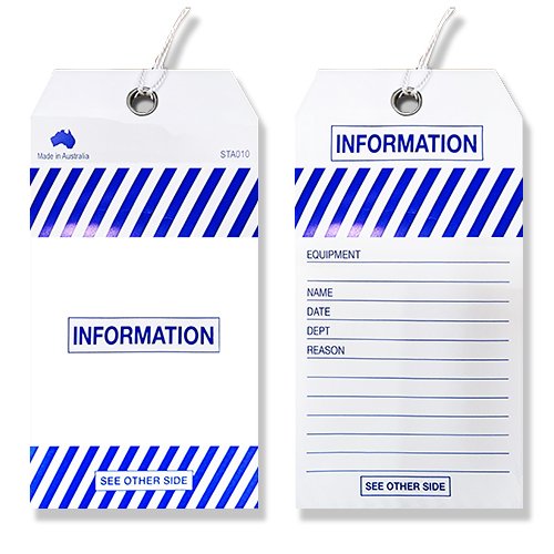 "Information" Safety Tag – Pack of 100